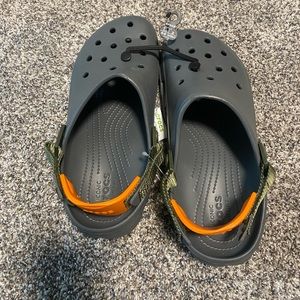 Crocs (men’s) ALL TERRAIN brand new with tags! Velcro backs
